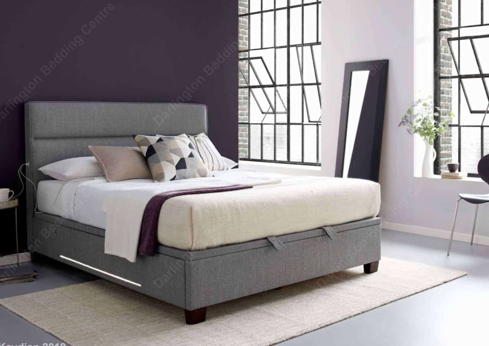 Chilton grey ottoman
