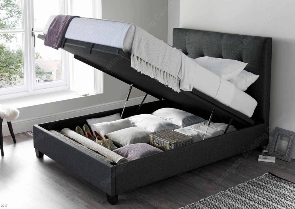 Walkworth Ottoman Slate Open