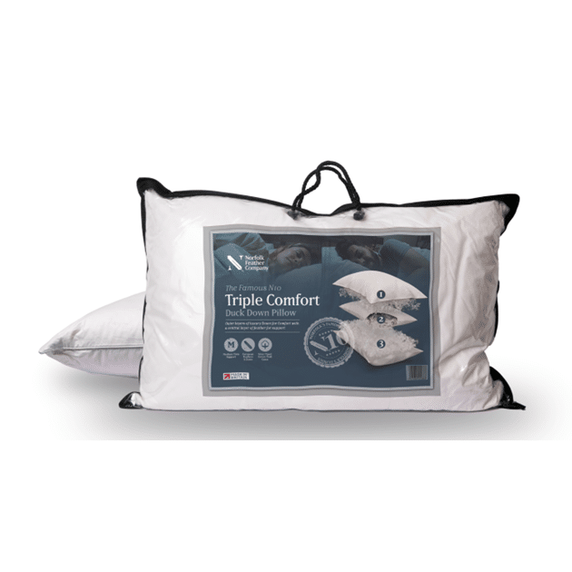 white duck & feather pillow (pair)