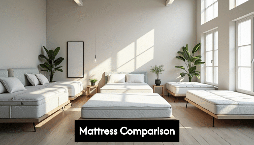 contemporary bedroom showcasing various mattresses 0cvxebydj580vbr6w5rxc