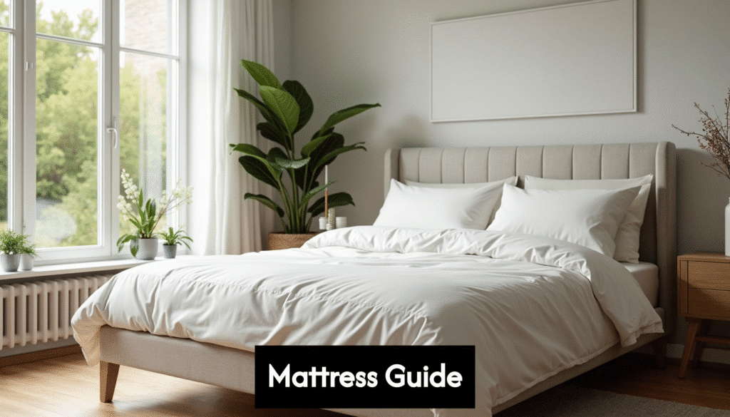 modern bedroom with neatly made bed and mattress 7oyypjkfwc0vlafhldaly